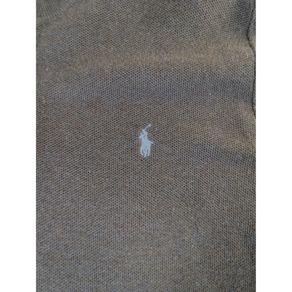 Polo Ralph Lauren Mens‎ Blue 100% Cotton Quarter Zip Sweater 3XB Big Tall #2350